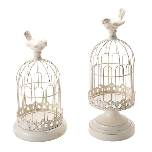 Simple Retro Candle Holder Wrought Iron Ornament