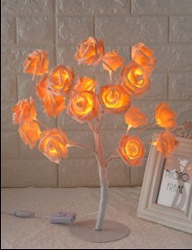 LED Tree Lamp Rose Modeling Lamp