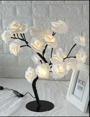 LED Tree Lamp Rose Modeling Lamp