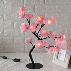 LED Tree Lamp Rose Modeling Lamp