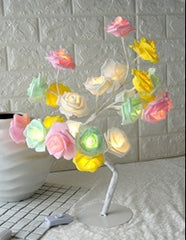 LED Tree Lamp Rose Modeling Lamp