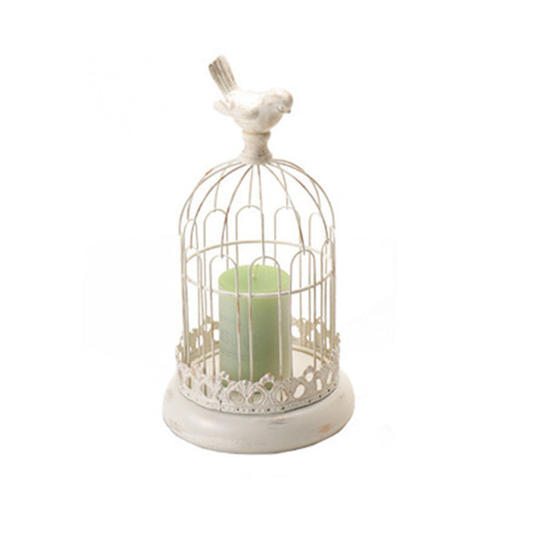 Simple Retro Candle Holder Wrought Iron Ornament